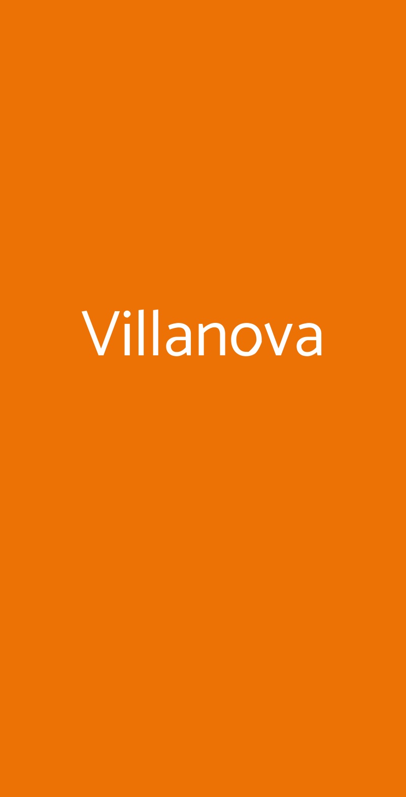 Villanova Ghisalba menù 1 pagina