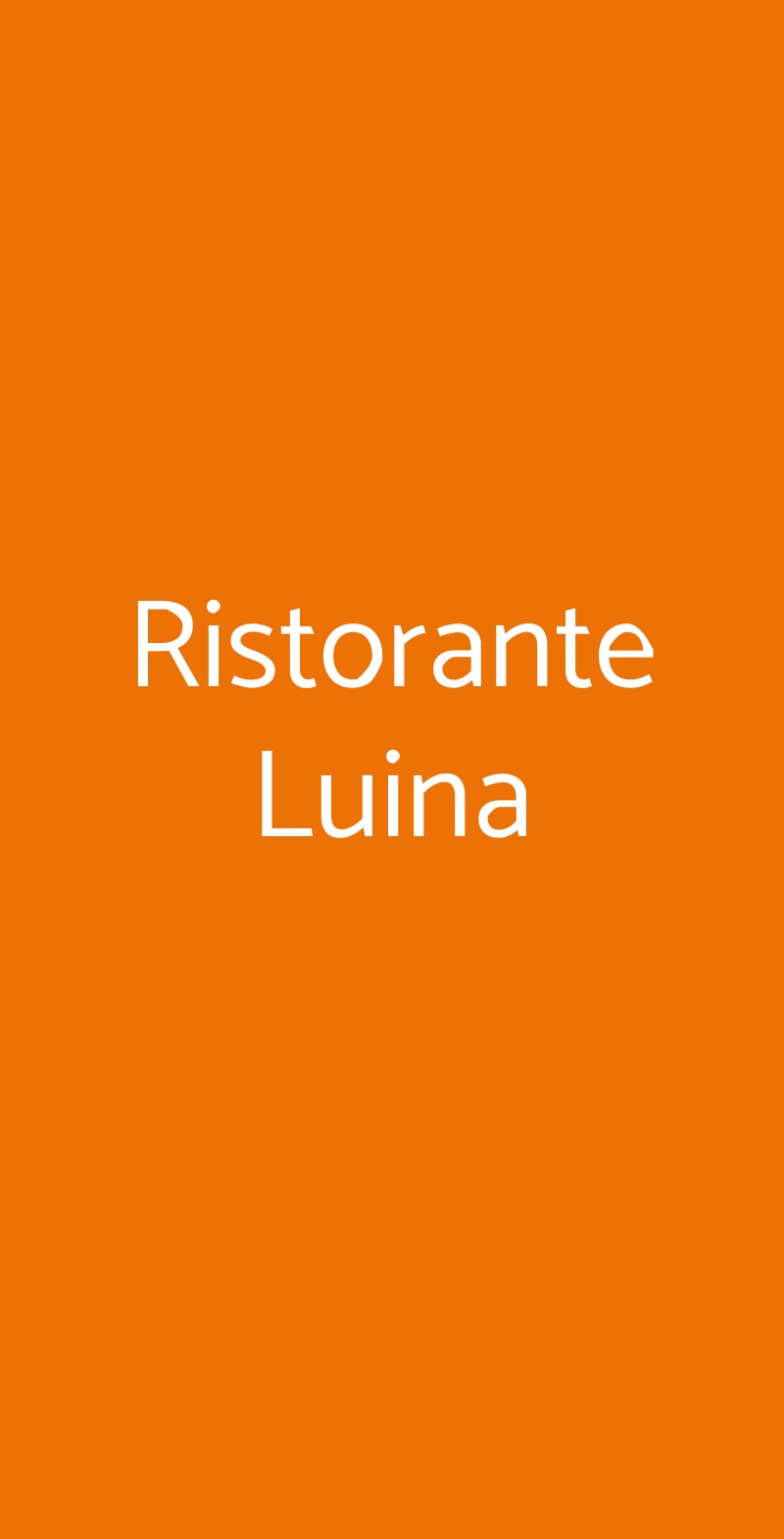 Ristorante Luina, Stresa