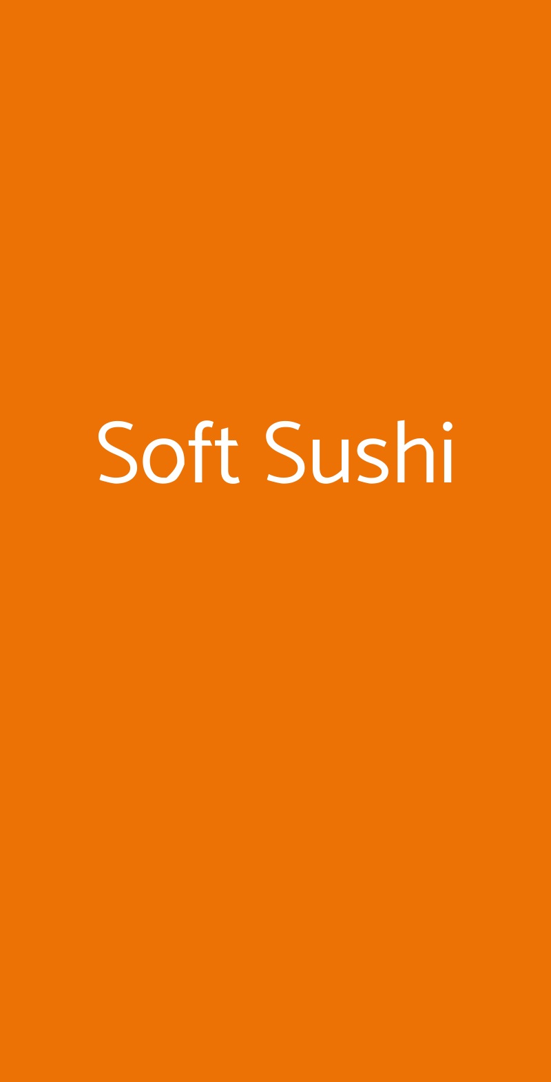 Soft Sushi Corsico menù 1 pagina