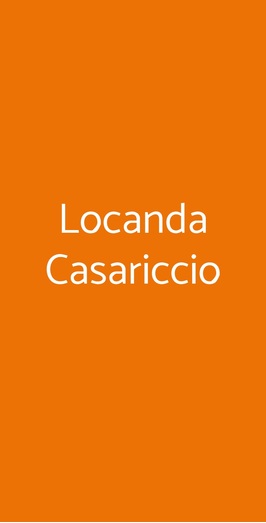 Locanda Casariccio, Bucine