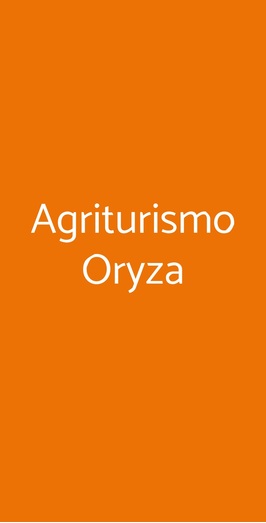 Agriturismo Oryza, Desana