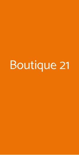 Boutique 21