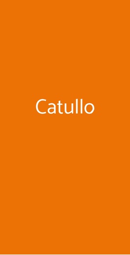 Catullo, Verona