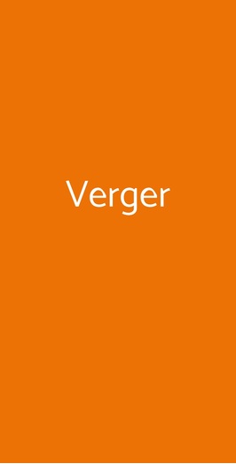 Verger