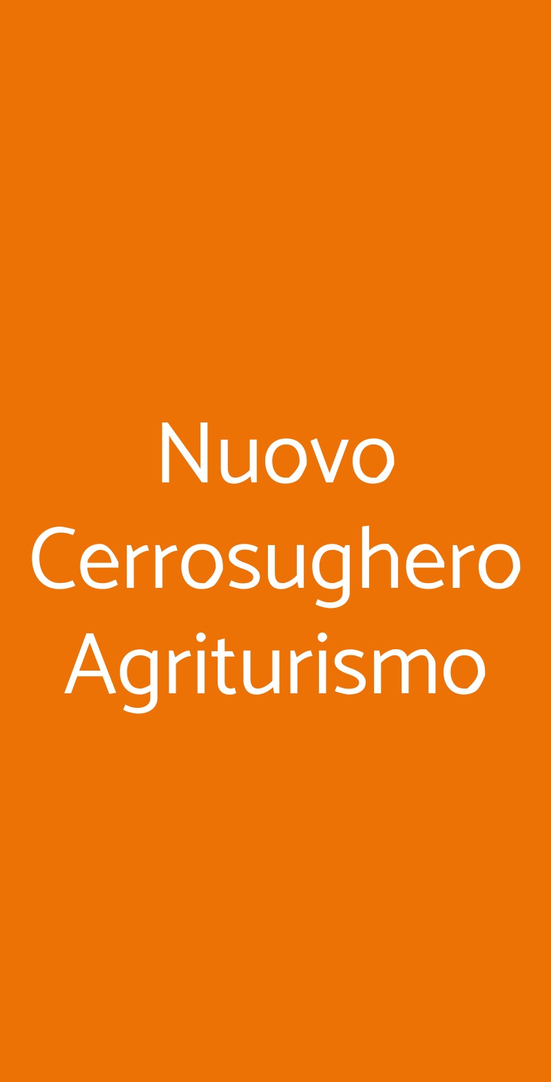 Nuovo Cerrosughero Agriturismo Canino menù 1 pagina