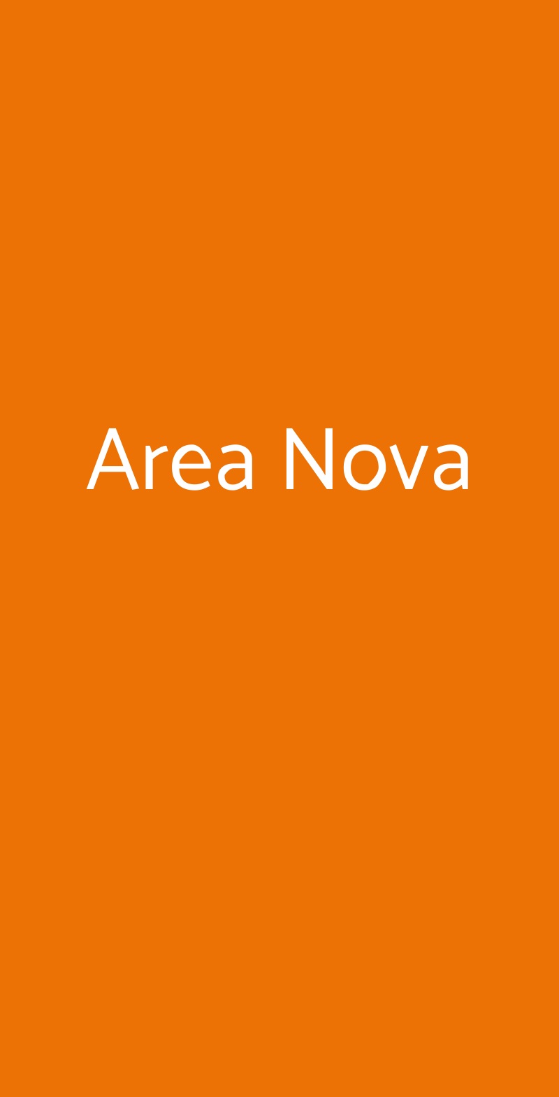Area Nova Torino menù 1 pagina