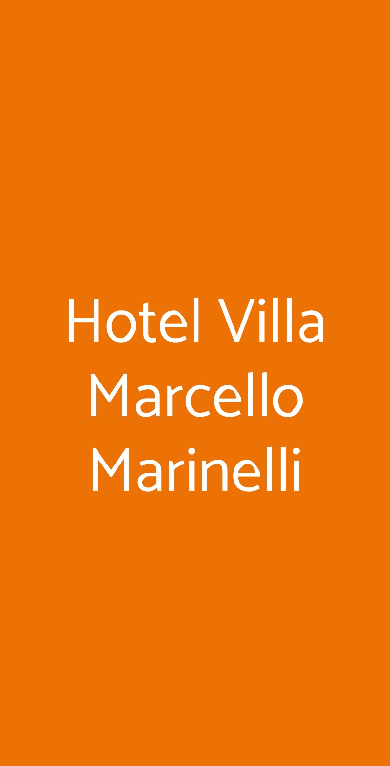 Hotel Villa Marcello Marinelli Cison Di Valmarino menù 1 pagina