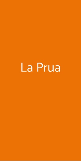 La Prua, Lavagna