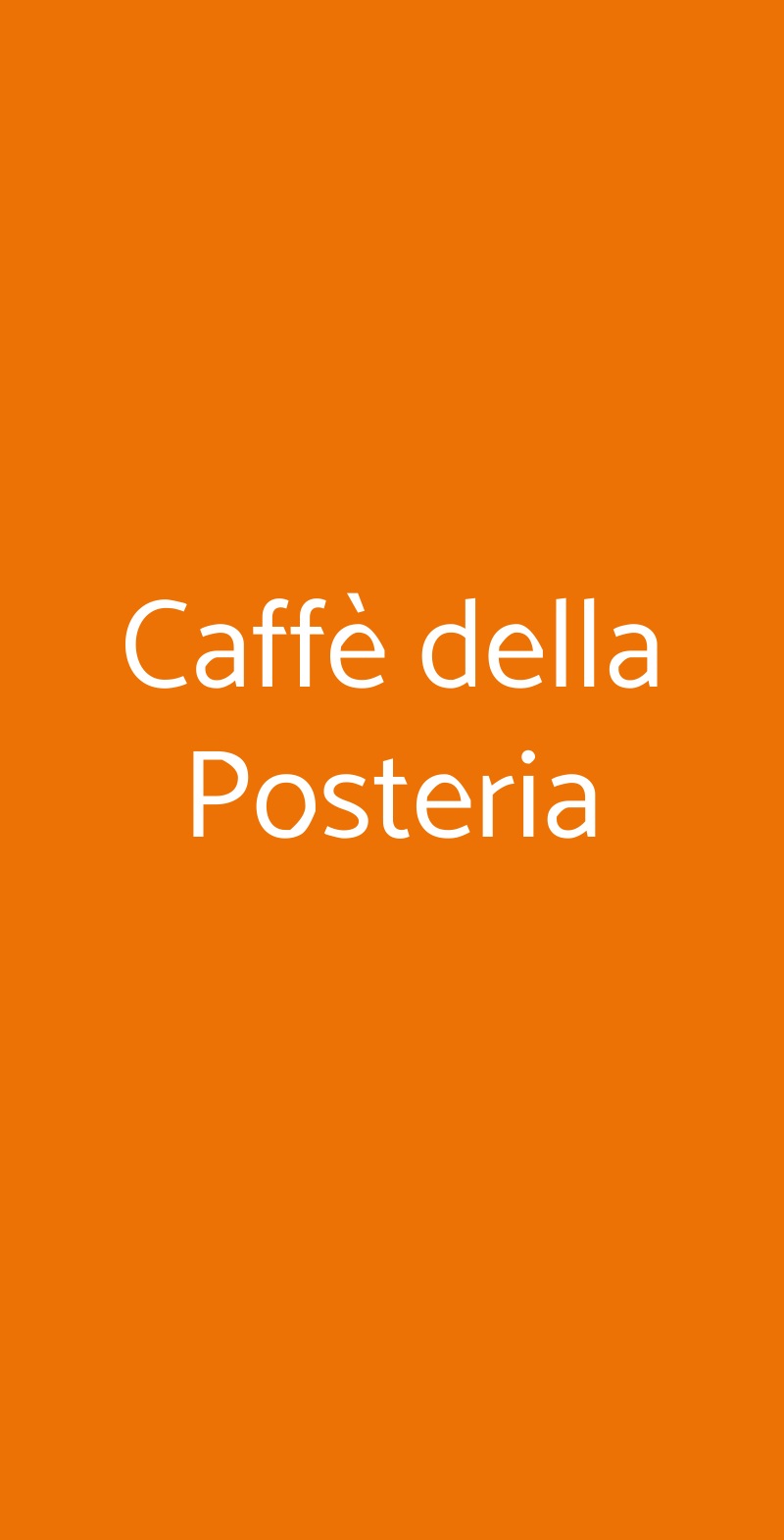 Caffè Della Posteria, Cusago