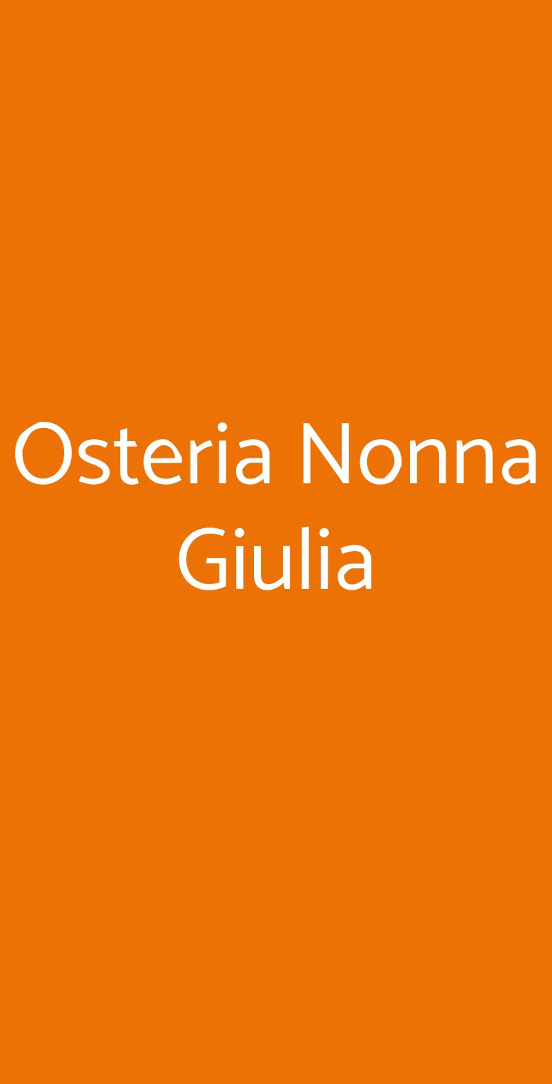 Osteria Nonna Giulia Melito Di Napoli menù 1 pagina