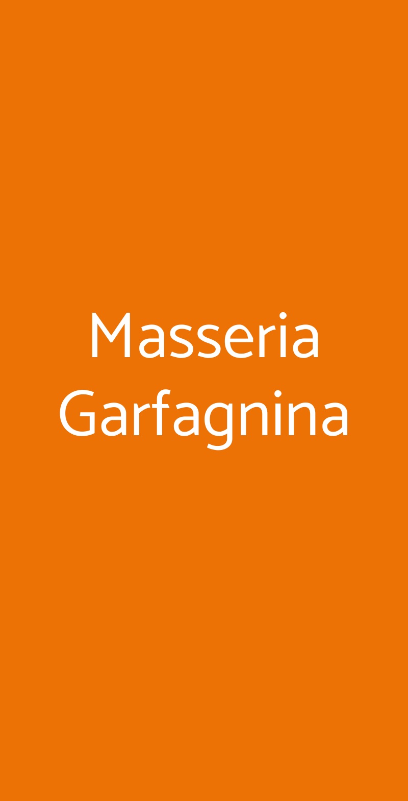 Masseria Garfagnina Gallicano menù 1 pagina