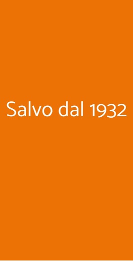 Salvo Dal 1932