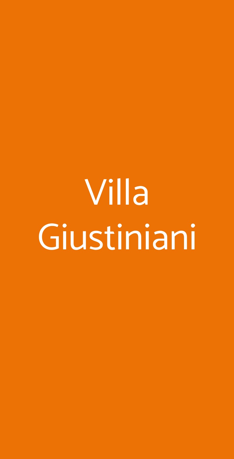 Villa Giustiniani Lucca menù 1 pagina