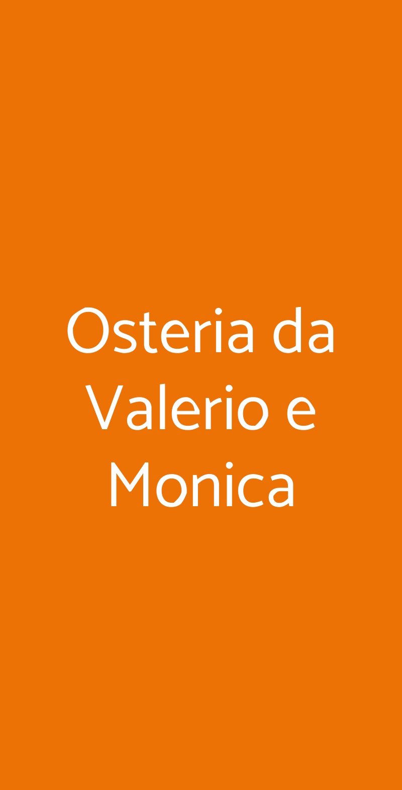 Osteria da Valerio e Monica Salerno menù 1 pagina