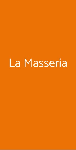 La Masseria, Cima