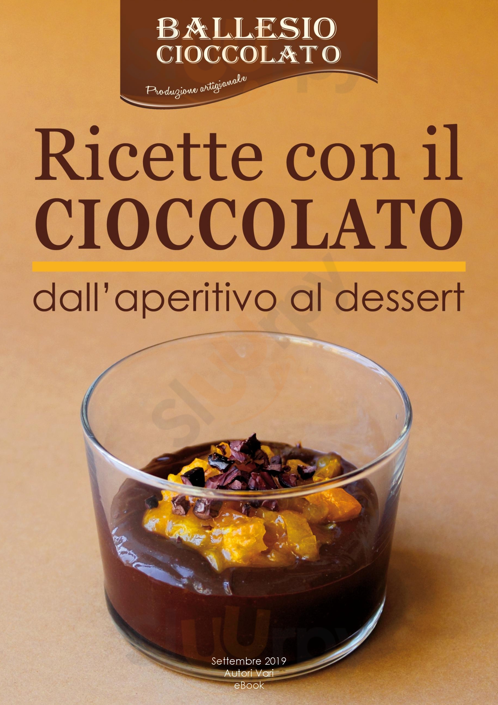 Ballesio Cioccolato di Ballesio Luca Leini menù 1 pagina