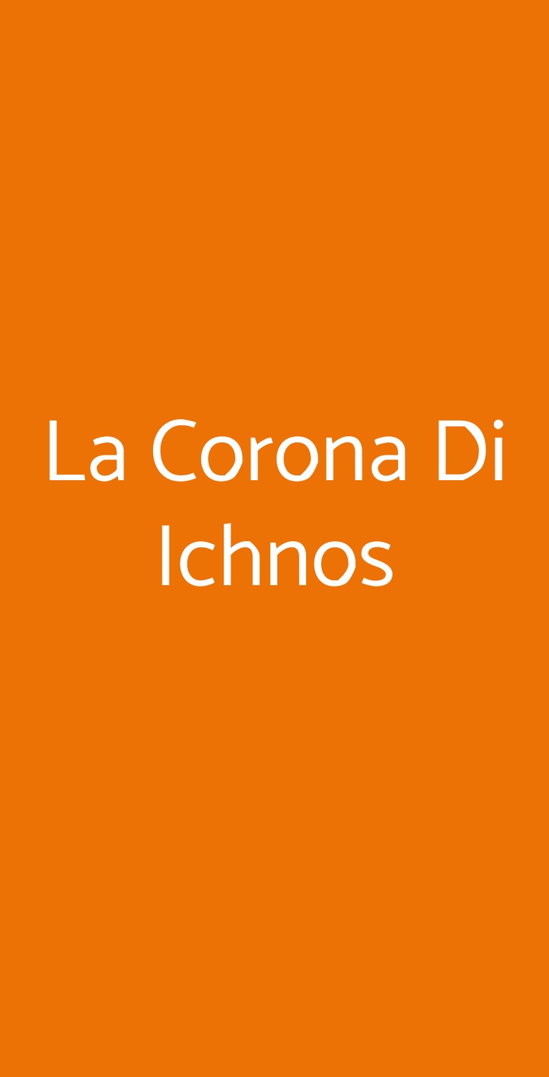 La Corona Di Ichnos, Siniscola