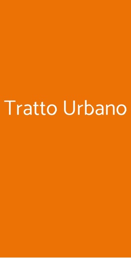 Tratto Urbano
