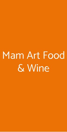 Mam Art Food & Wine, Salerno
