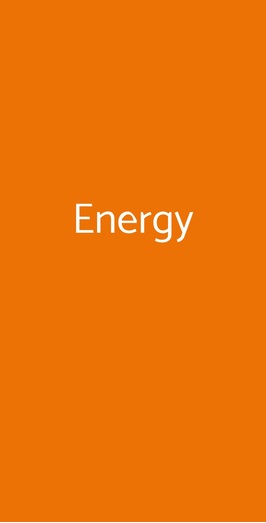 Energy, Sammichele Di Bari