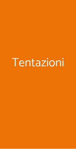 Tentazioni