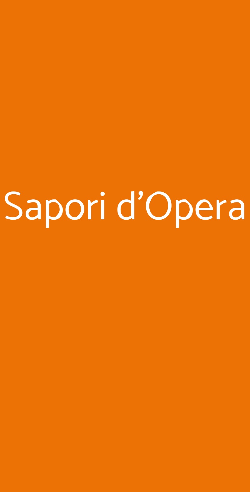 Sapori d'Opera Padula menù 1 pagina