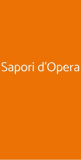 Sapori D'opera, Padula