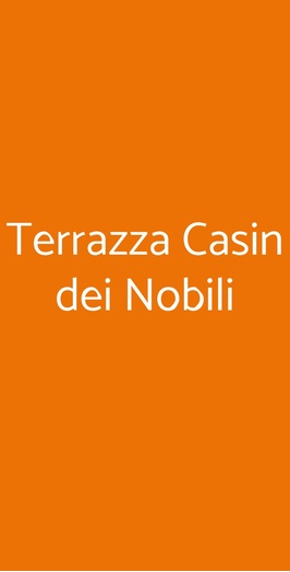 Terrazza Casin Dei Nobili, Venezia