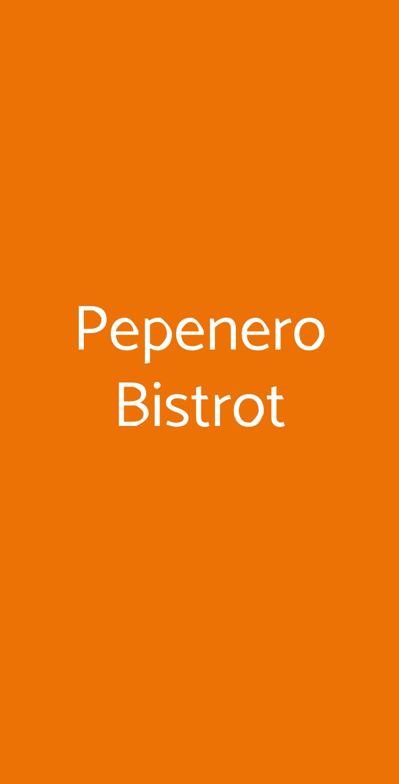 Pepenero Bistrot, Venezia