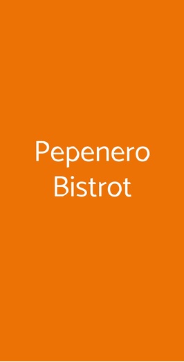 Pepenero Bistrot, Venezia