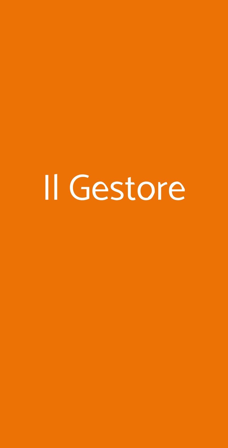 Il Gestore, Bizzozero