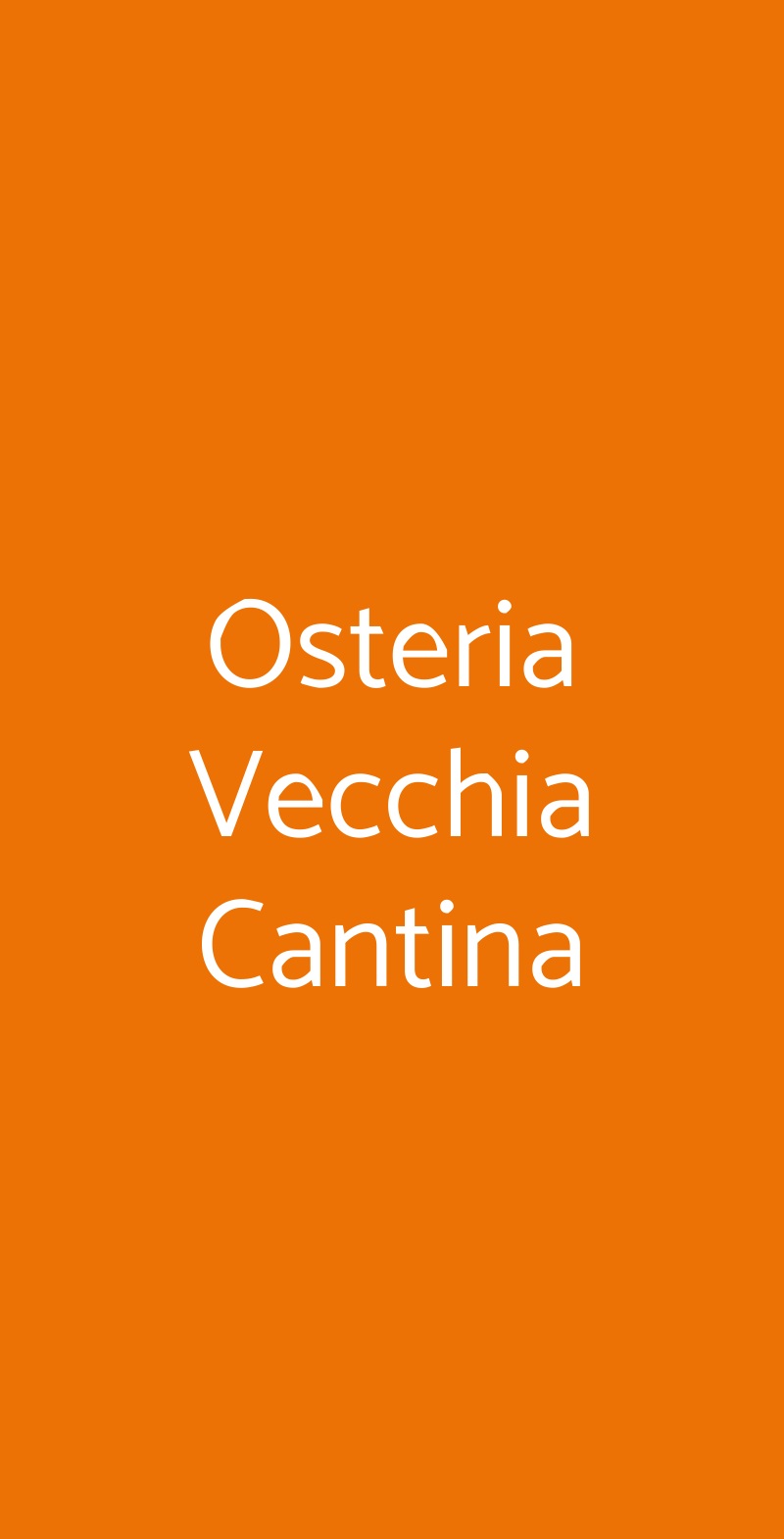 Osteria Vecchia Cantina, Sannicola