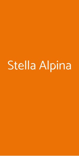 Stella Alpina, Bagolino