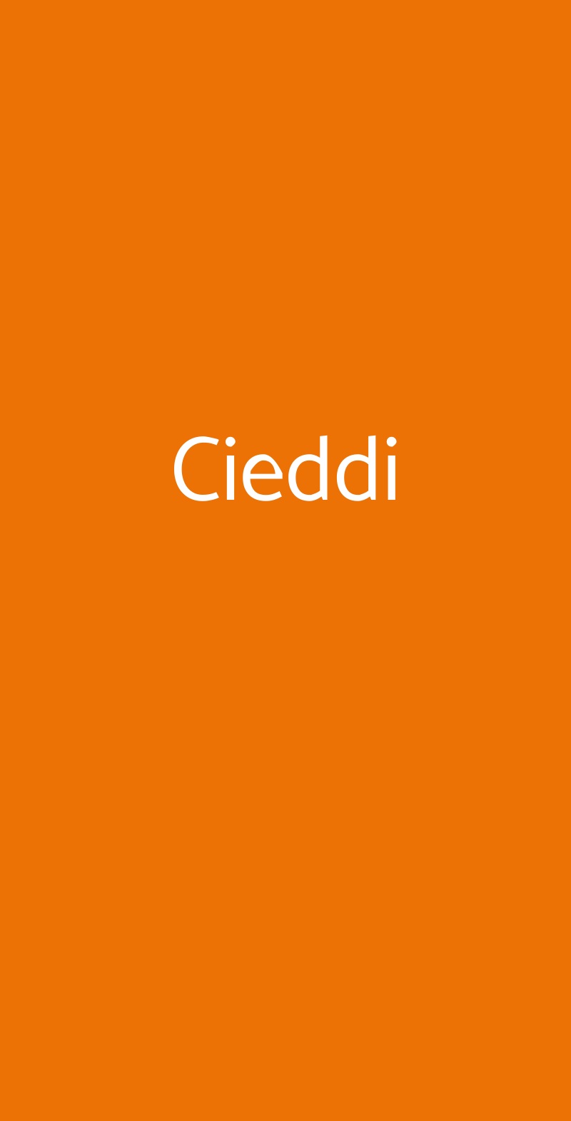 Cieddi Portici menù 1 pagina