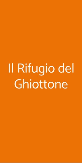 Il Rifugio Del Ghiottone, Milano