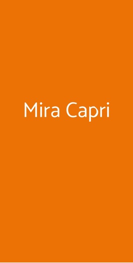 Mira Capri, Massa Lubrense