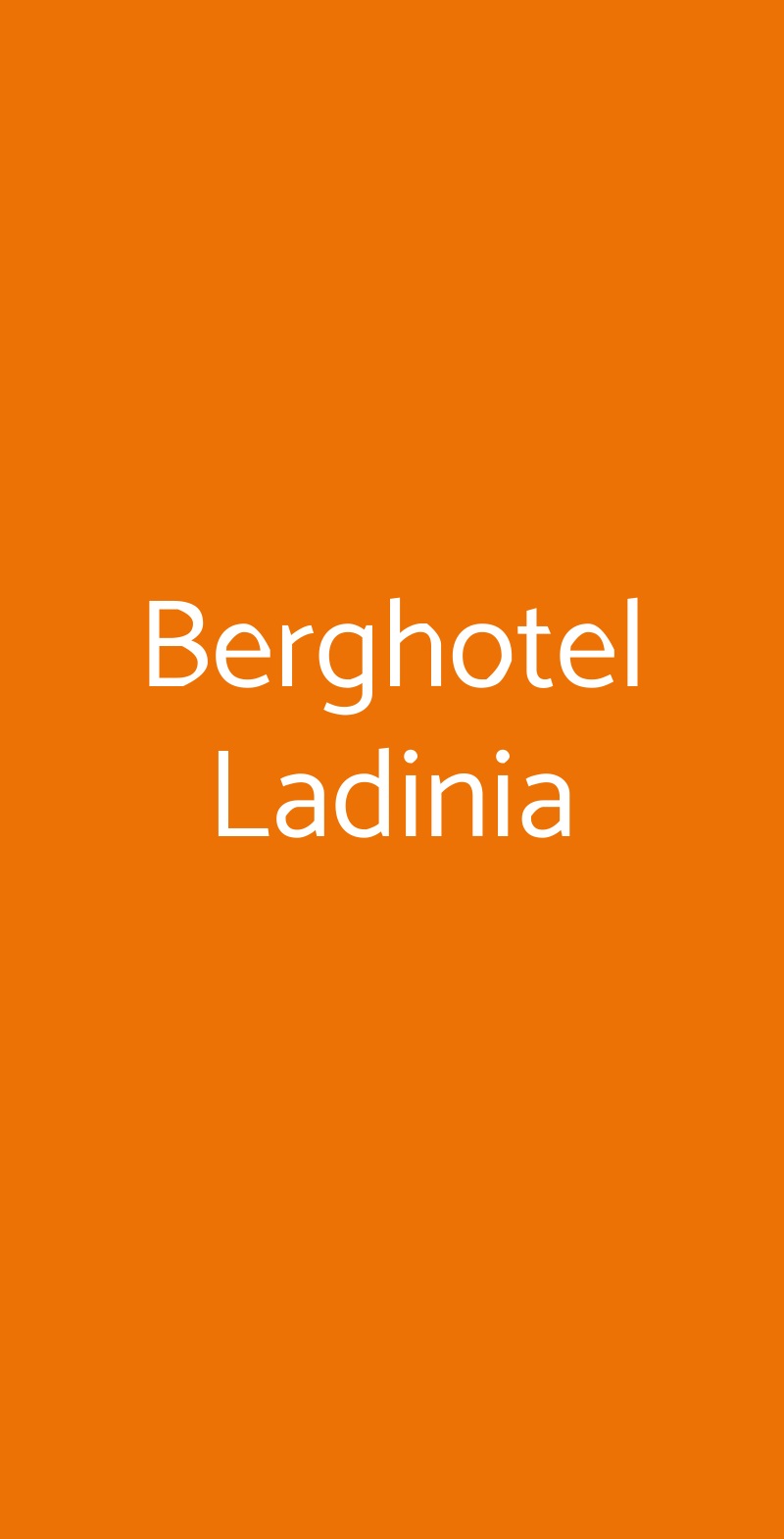 Berghotel Ladinia Corvara in Badia menù 1 pagina