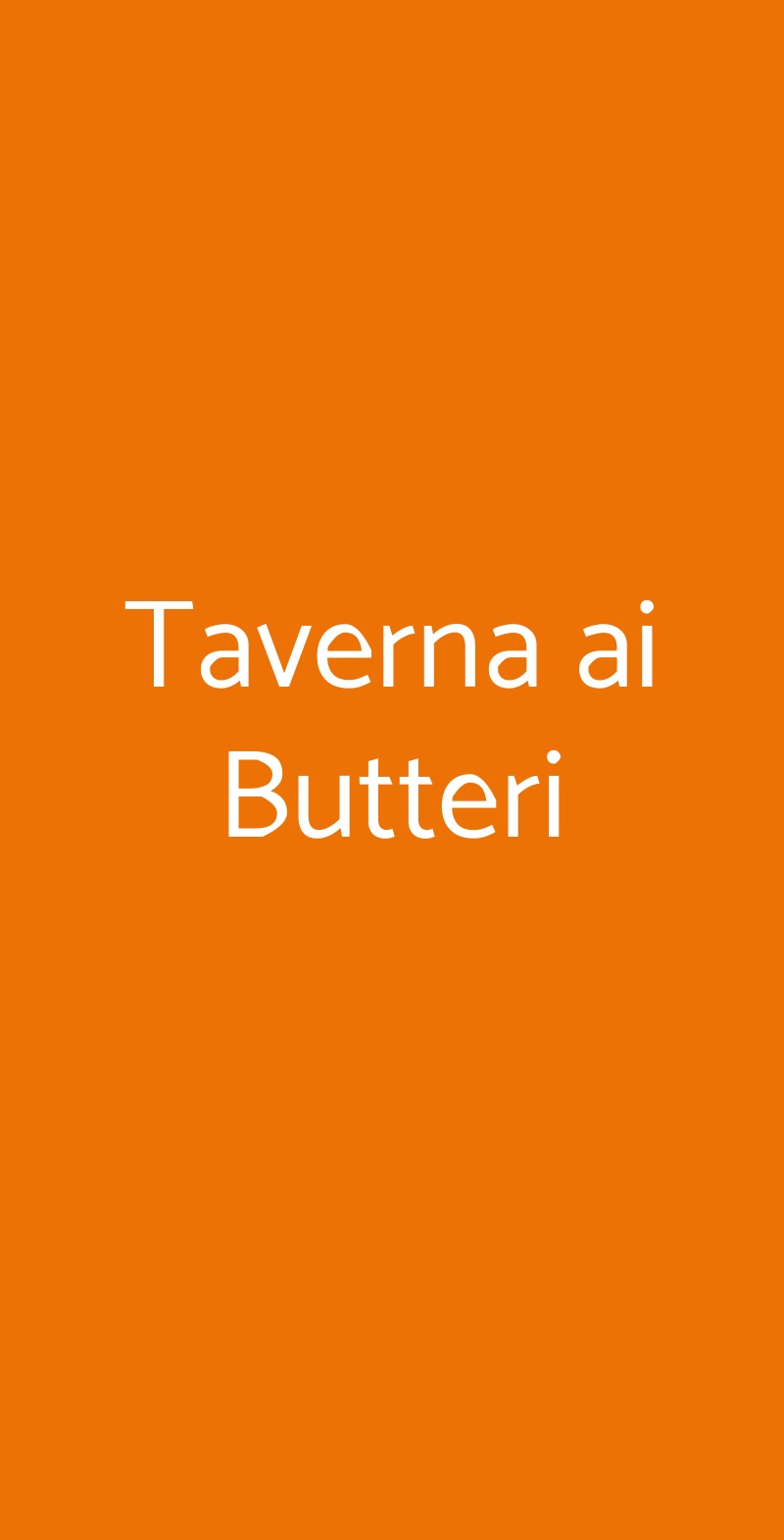 Taverna ai Butteri Anzola Dell'Emilia menù 1 pagina