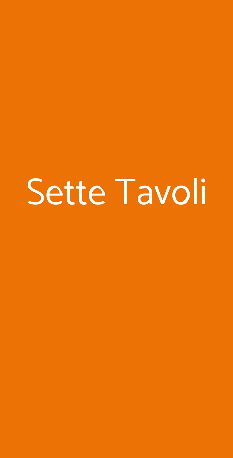 Sette Tavoli, Rosignano Marittimo