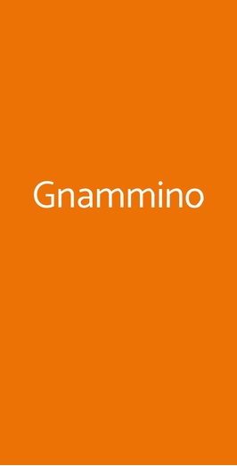 Gnammino, Firenze