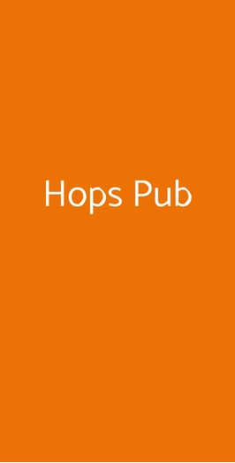 Hops Pub, Lido di Ostia
