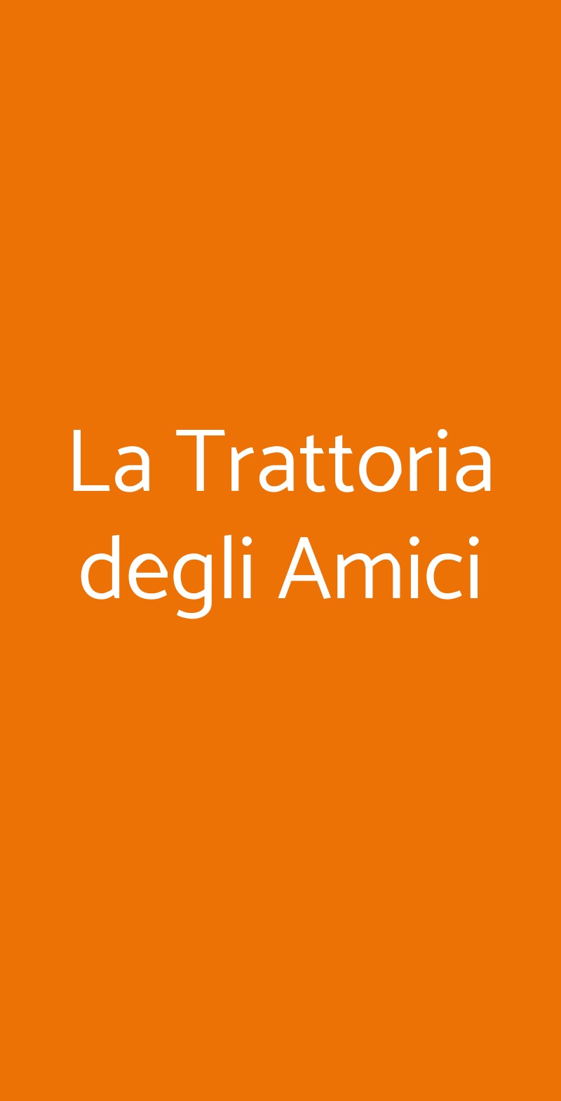 La Trattoria degli Amici Castellinaldo d'Alba menù 1 pagina