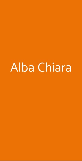 Alba Chiara, Milano