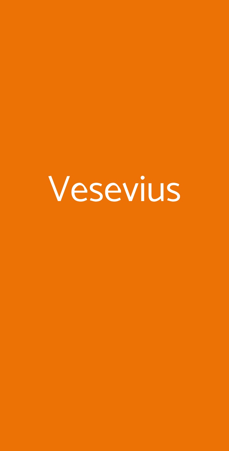 Vesevius Castellammare Di Stabia menù 1 pagina