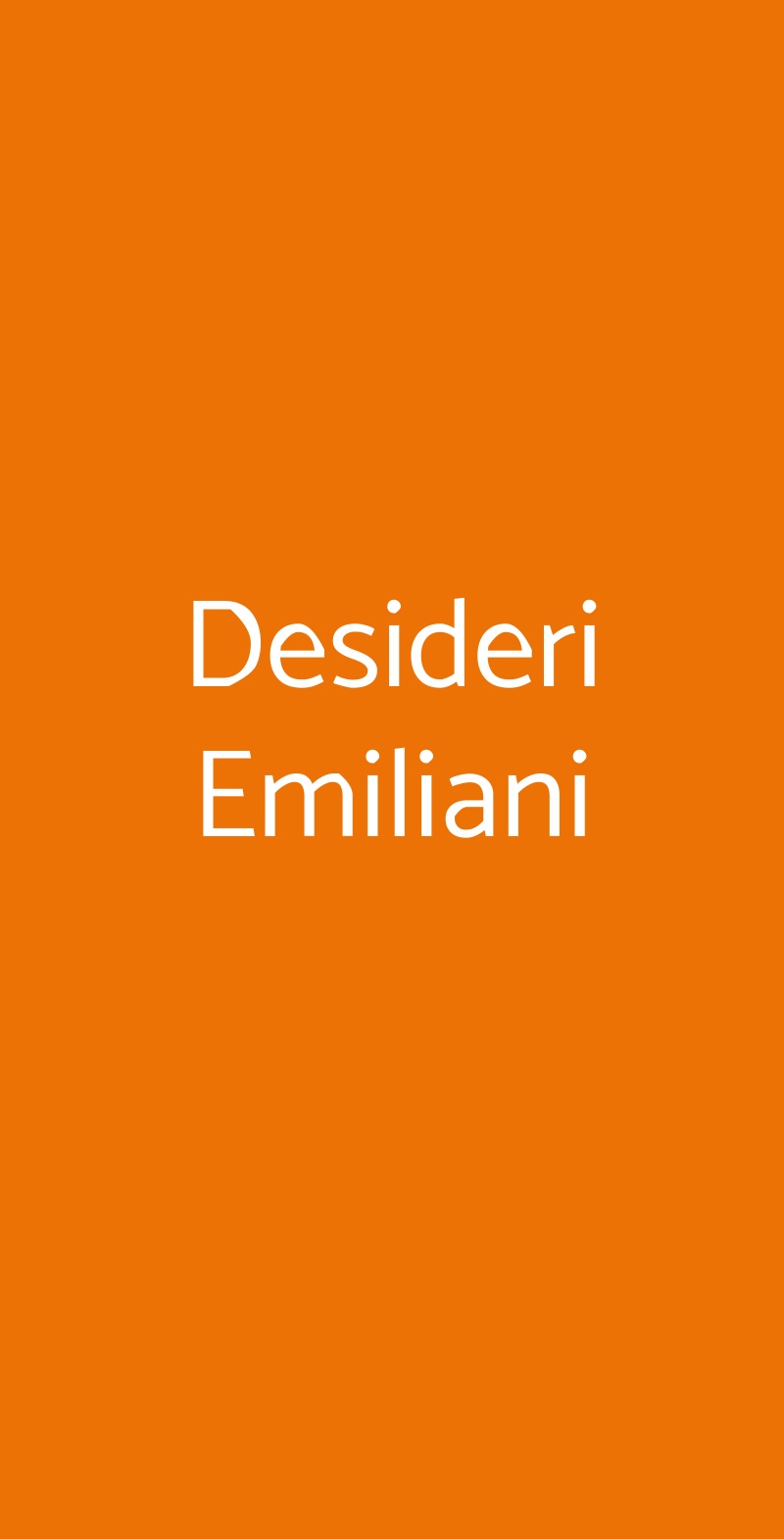 Desideri Emiliani, Medicina