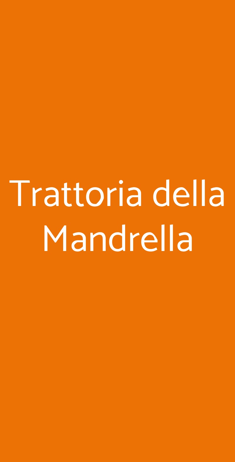 Trattoria Della Mandrella, Sestri Levante