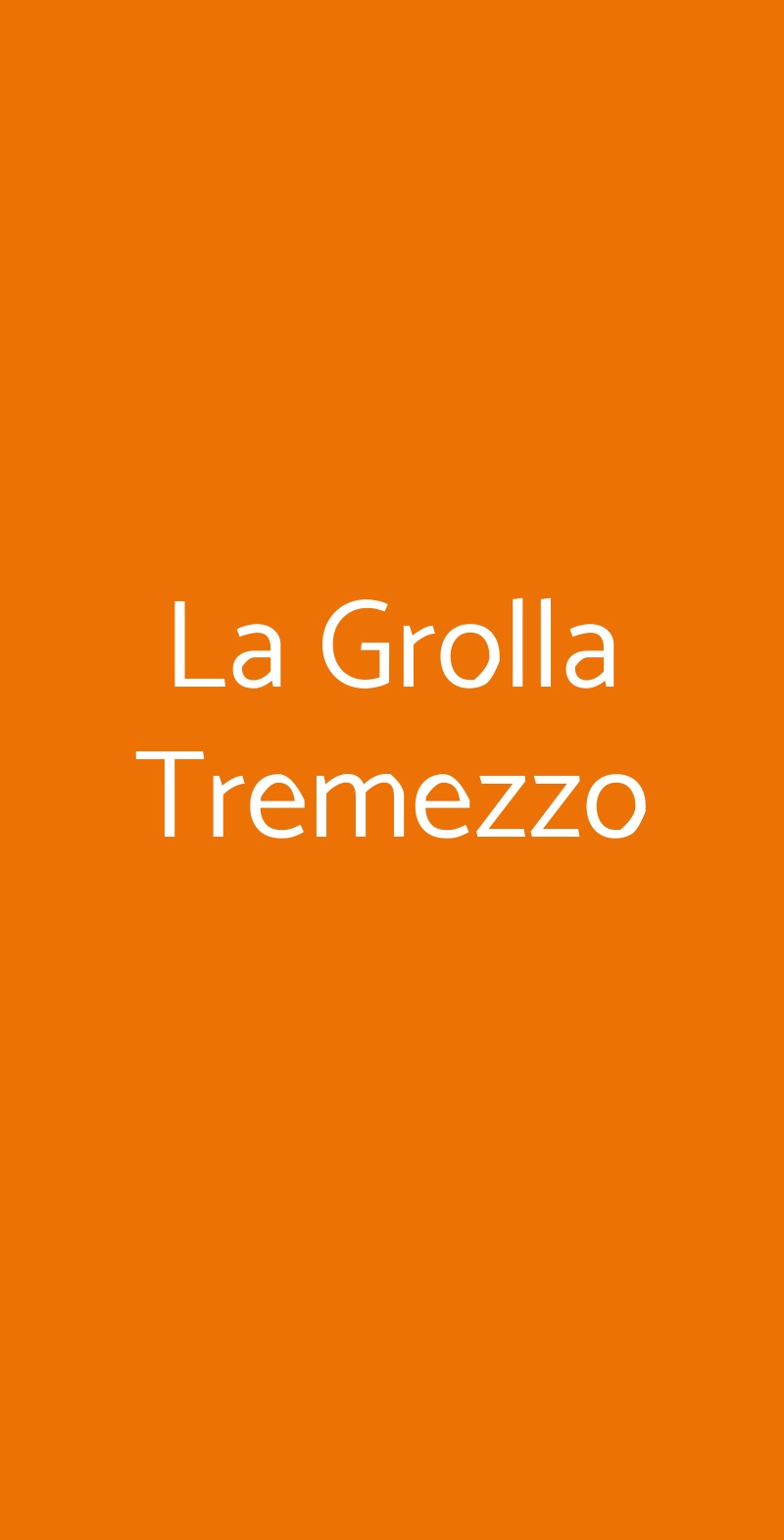 La Grolla Tremezzo Tremezzina menù 1 pagina