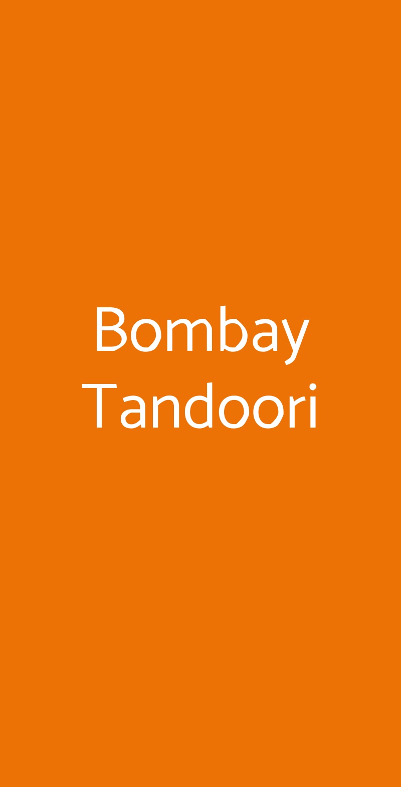 Bombay Tandoori, Firenze