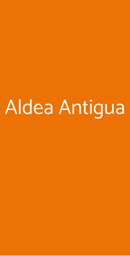 Aldea Antigua, Carate Brianza