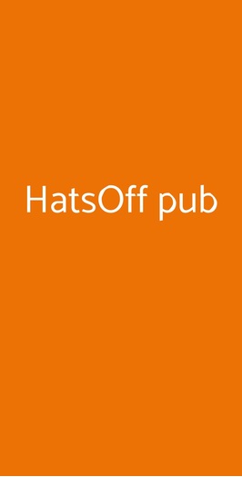 Hatsoff Pub, Milano